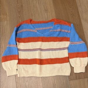 Bohemian Striped Women's Sweater